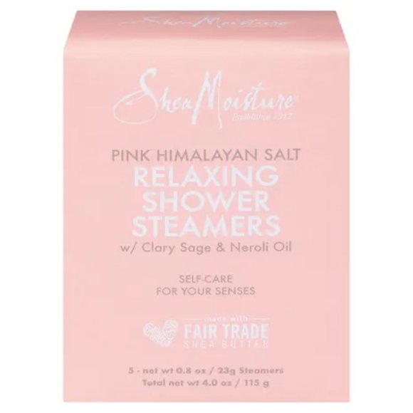 NEW SheaMoisture Pink Himalayan Salt Relaxing Shower Steamers - Picture 2 of 6